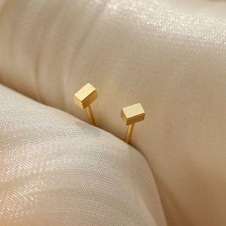 Couple Matching Cube Earring