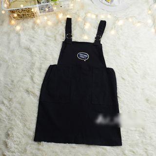 Linen Cotton Brooch Pinafore