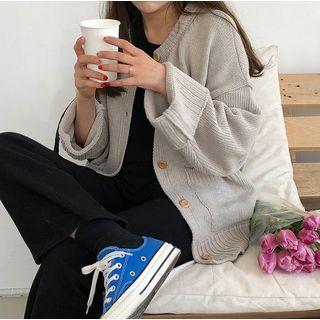 Band Collar Cardigan