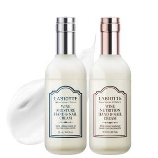 Labiotte - Wine Hand & Nail Cream 30ml (2 Types) Moisture