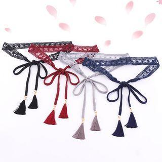 Tassel Lace Waist Belt