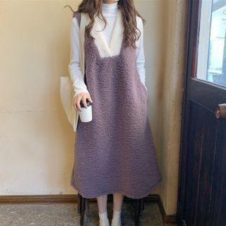 Midi Dress Purple - One Size