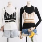 Crop Knit Camisole Top