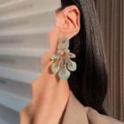 Acrylic Leaf Dangle Earring 1 Pair - Earring - One Size