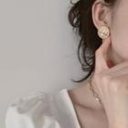 Geometry Stud Earring 1 Pair - Earrings - Gold - One Size
