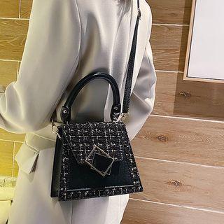 Square Tweed Crossbody Bag