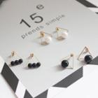 Triangle Bead Earring (various Designs)