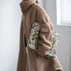 Turtleneck Fleece-lined Coat