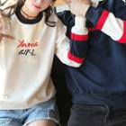 Couple Lettering Sweatshirt