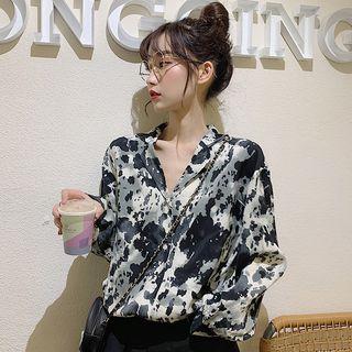 Long Sleeve Tie-dye Shirt