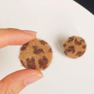 Leopard Print Clip-on Earring / Ear Stud
