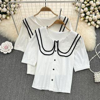 Short Sleeve Collared Shirt