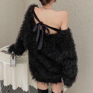 Faux-fur Loose-fit Sweater