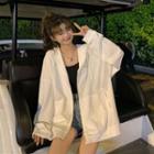 Loose-fit Long-sleeve Hooded Jacket