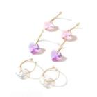 Resin Alloy Dangle Earring (various Designs) 01 - 1 Pair - Gold - One Size