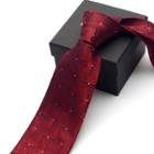 Pattern Neck Tie (8cm) Red - One Size