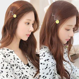 Floral Wavy Hair Pin