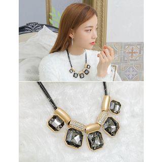 Chunky Rhinestone Necklace