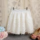 Paneled A-line Skirt