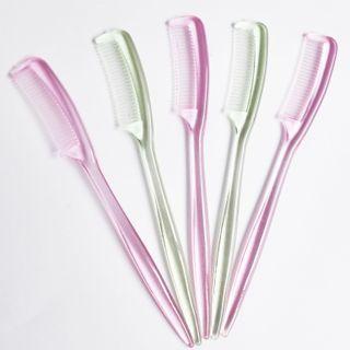 Plastic Eyebrow Comb 1 Pc - Color Chosen At Random - One Size
