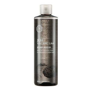 The Face Shop - Jeju Volcanic Lava Black Clay Cleansing Water 320ml 320ml