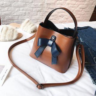 Bow Detail Bucket Bag