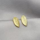 Leaf Alloy Earring E2993 - 1 Pr - Gold - One Size