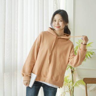 Slit-side Boxy Hoodie