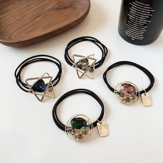 Faux Crystal Alloy Hair Tie (various Designs)