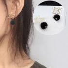 Star Pompom Earrings