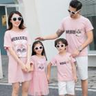 Family Matching Short-sleeve T-shirt / Shorts / T-shirt Dress