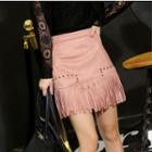 Fringe A-line Skirt