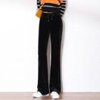 Boot-cut Velvet Top