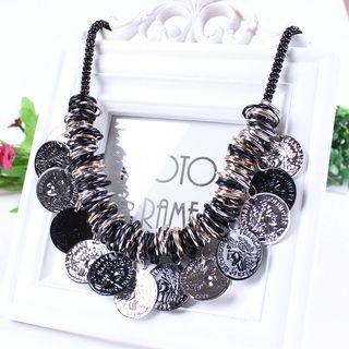 Coin-drop Necklace
