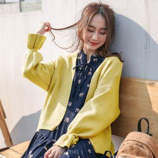 Bell-cuff Cardigan