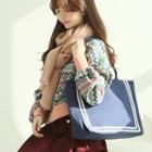 Marine Stripe Canvas Tote One Size