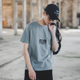 Cassette Print Short Sleeve T-shirt