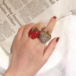 Strawberry Open Ring