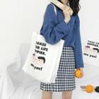 Canvas Tote Bag White - One Size