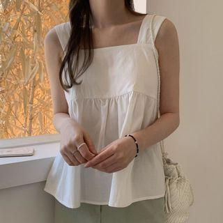 Sleeveless Square Neck Blouse