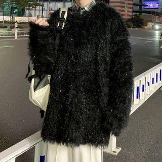 Fluffy Glitter Sweater