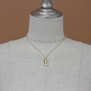 Metallic-pendant Necklace