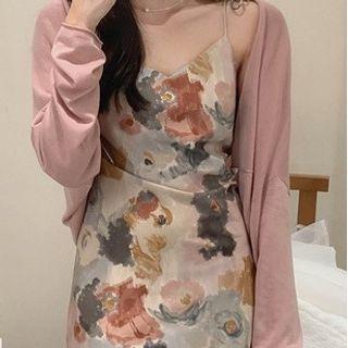Spaghetti-strap Print A-line Dress (various Designs)