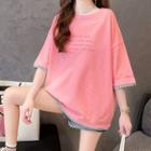 Oversized Mock Two-piece T-shirt