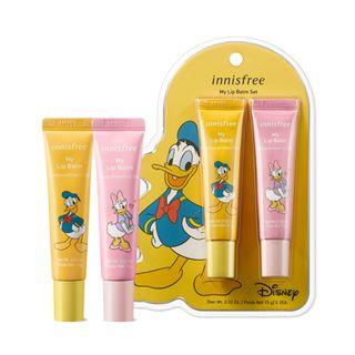 Innisfree - My Lip Balm Set Hello 2020 Disney Collection - 2 Types #02 Donald Duck & Daisy Duck