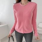 Seam-trim Fleece T-shirt