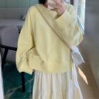 Tiered Midi A-line Skirt / Sweatshirt