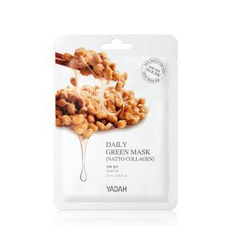 Yadah - Daily Green Natto Collagen Mask 1pc 25g