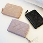 Quilted Faux Leather Coin Purse