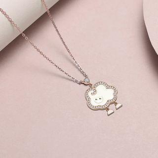 Sheep Pendant Necklace Gold - One Size
